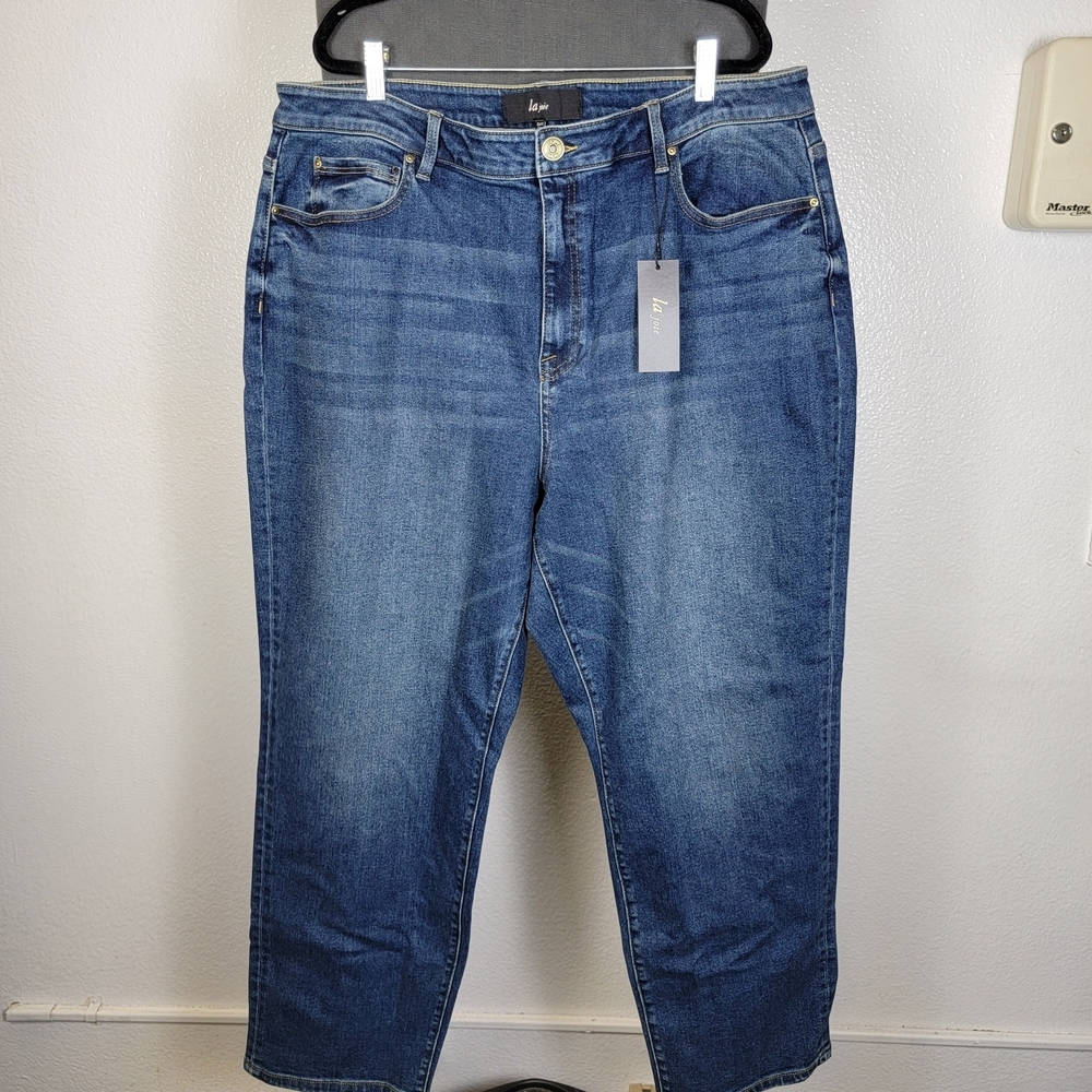 La Joie Comfort‎ Stretch High-Rise Straight Leg Jean Women's Size 22W